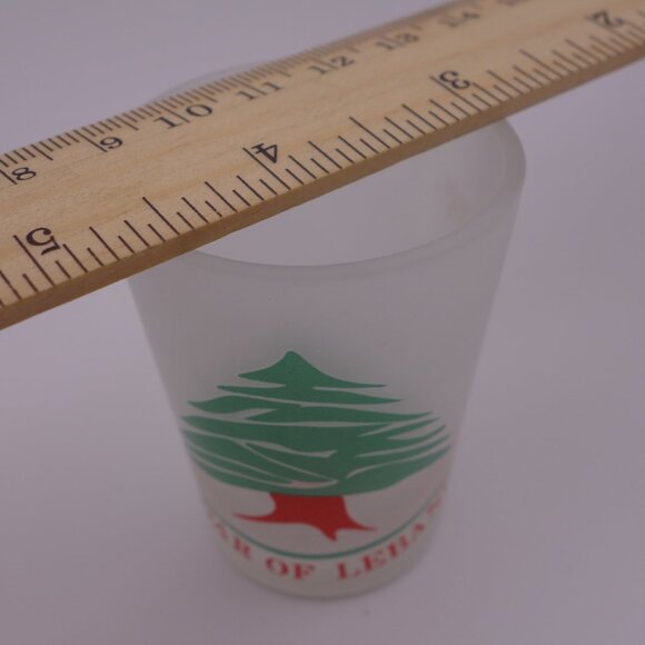 Cedar of Lebanon and Rawcheh Lebanon Smoked Shot Glasses - Picture 4 of 13
